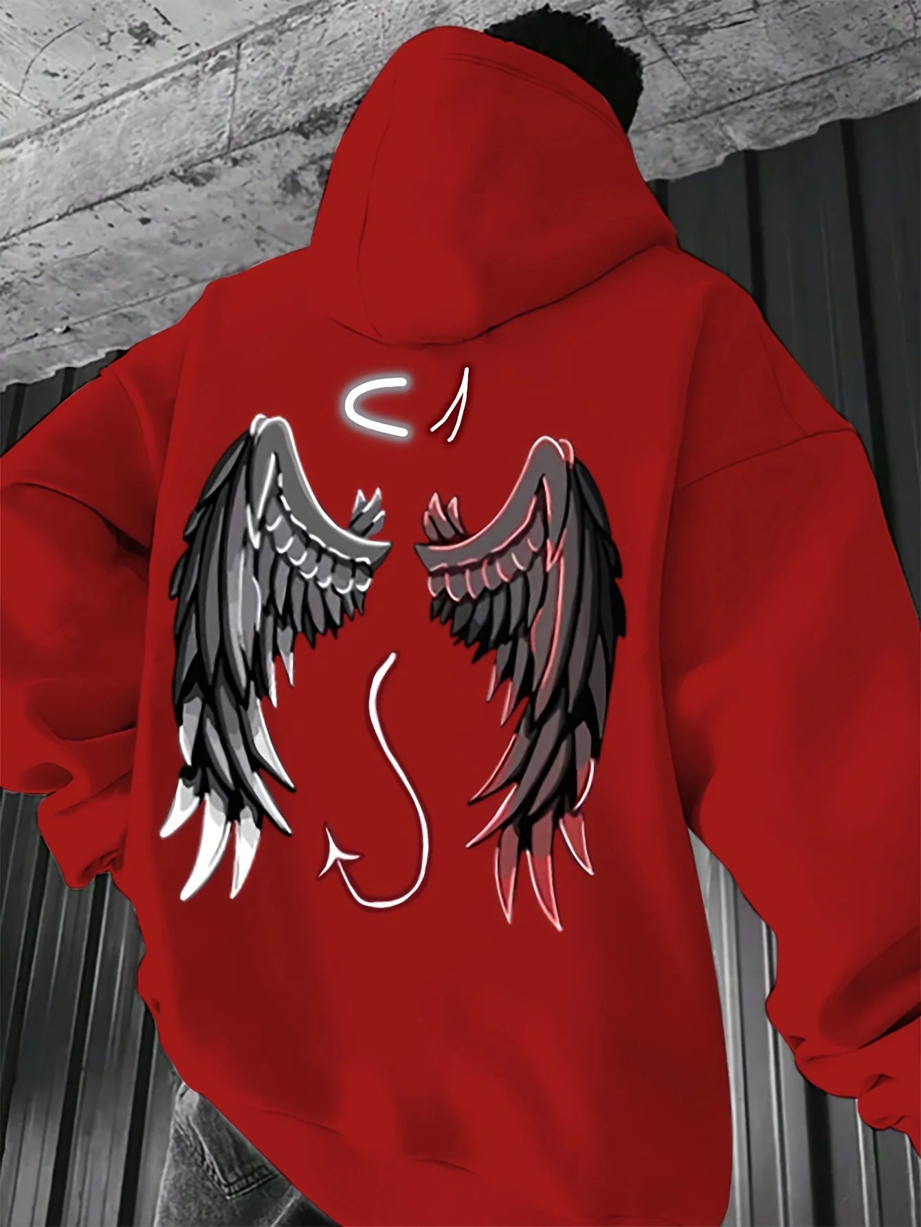 Unisex Angel Devil Hoodie