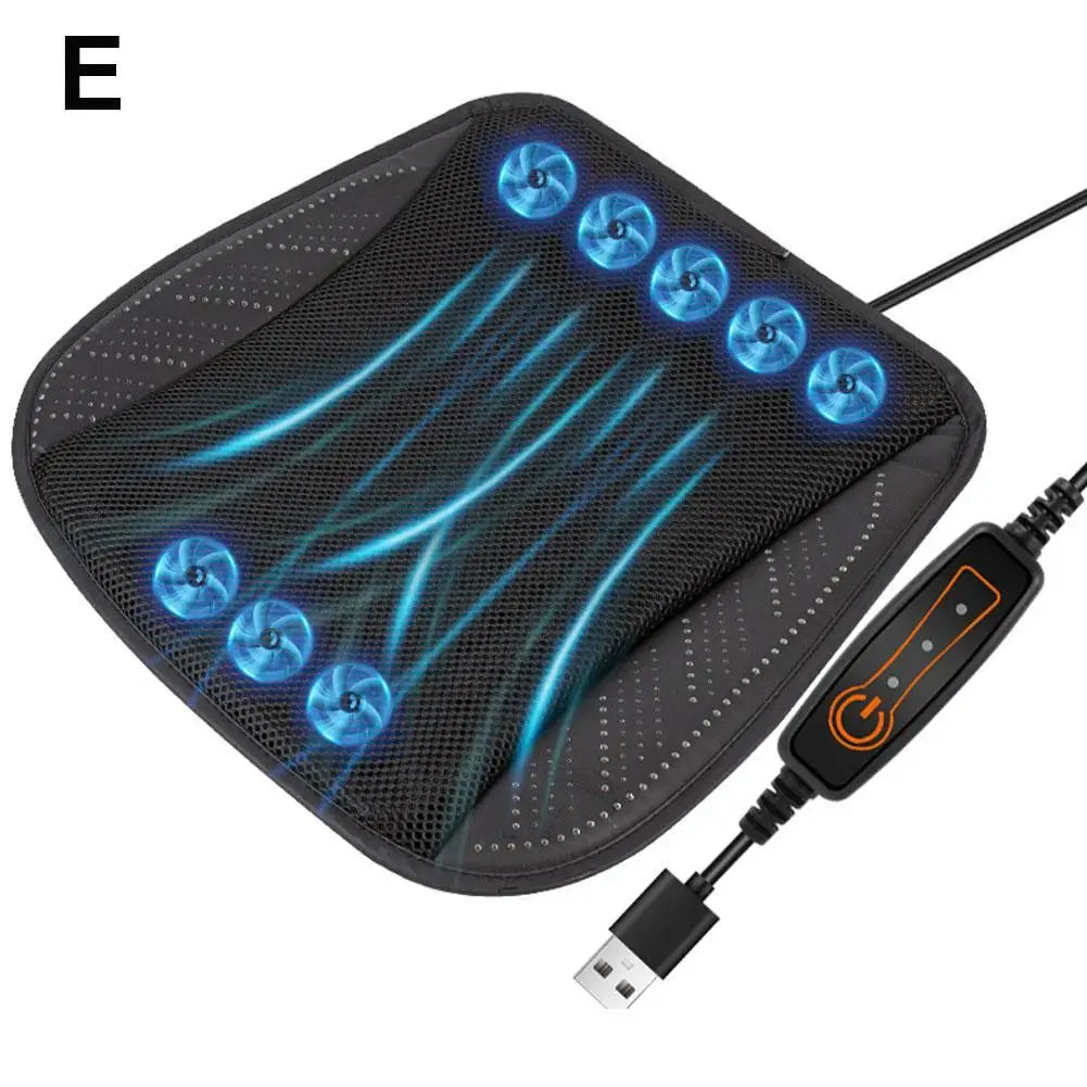 Car Cushion USB 5 or 8 Fan