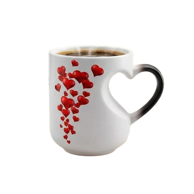 Heart-Shaped Color Changing Mug