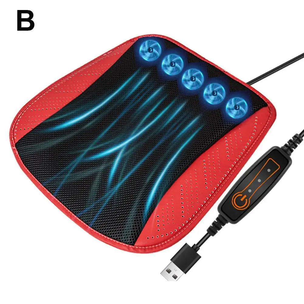 Car Cushion USB 5 or 8 Fan