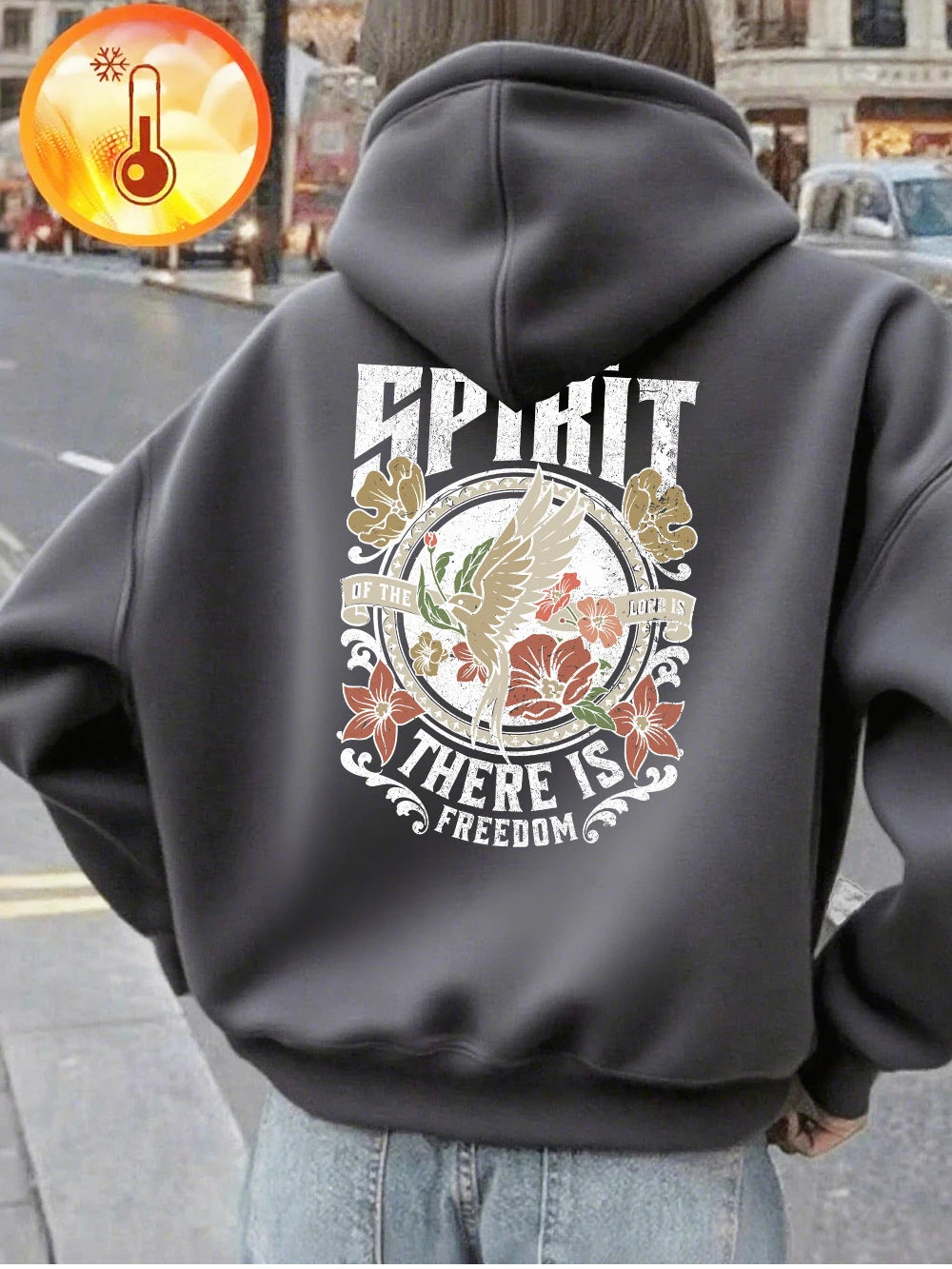 Where The Spirit There Is Freedom Hoodie