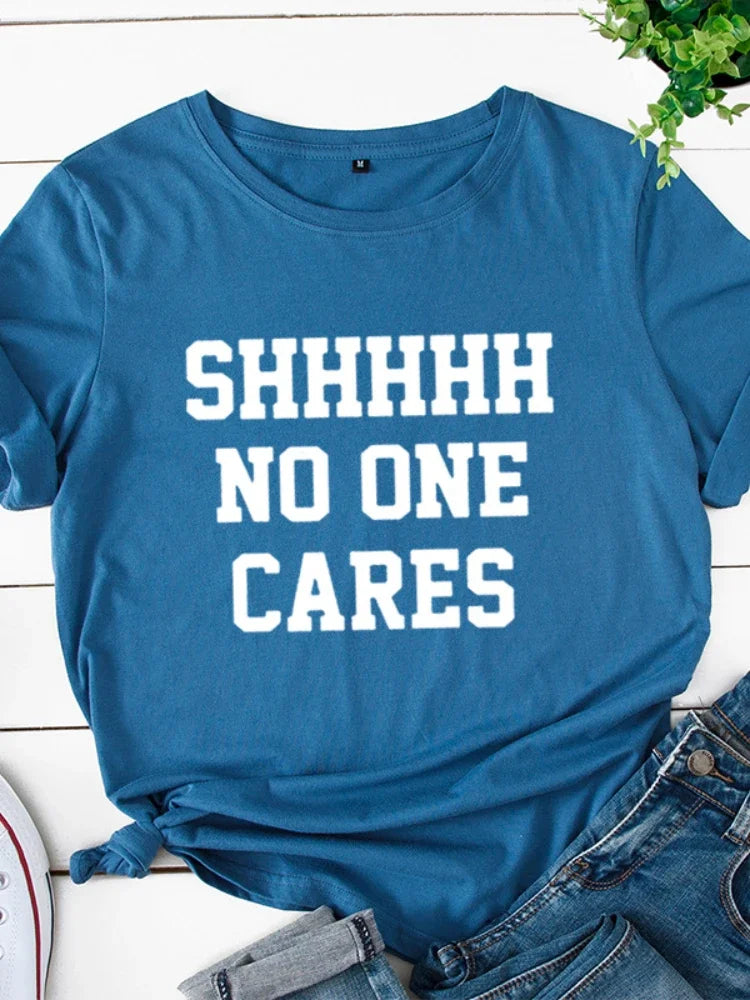No One Cares T Shirt