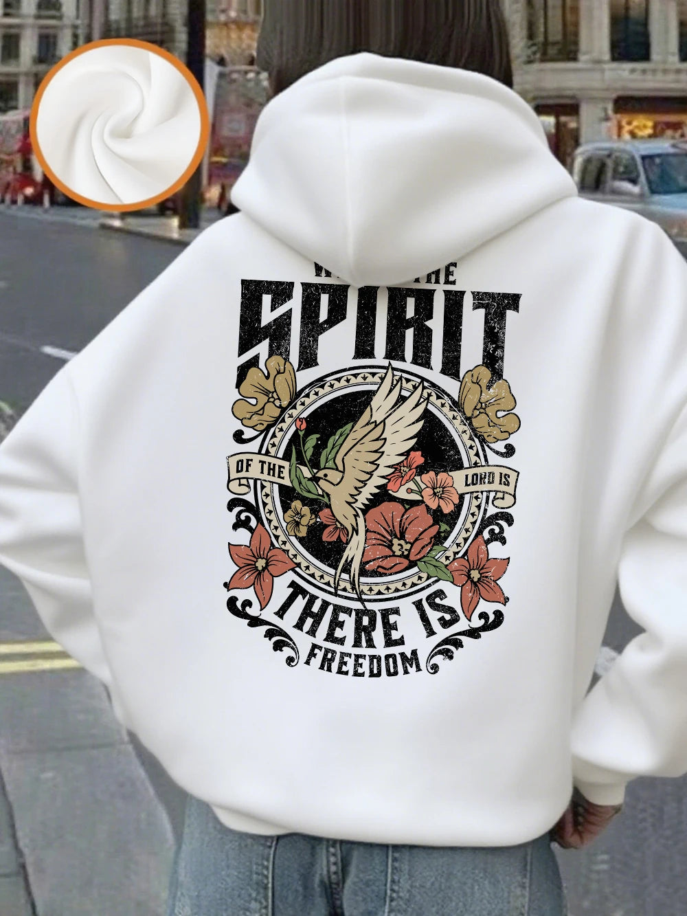 Where The Spirit There Is Freedom Hoodie
