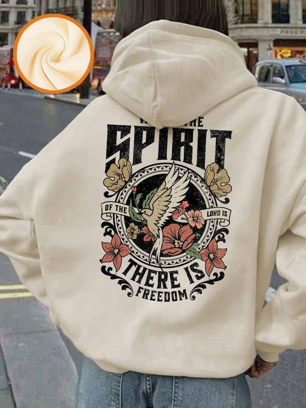 Where The Spirit There Is Freedom Hoodie