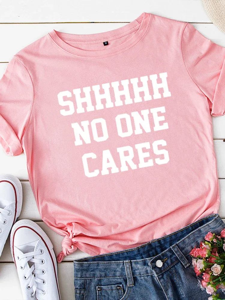 No One Cares T Shirt