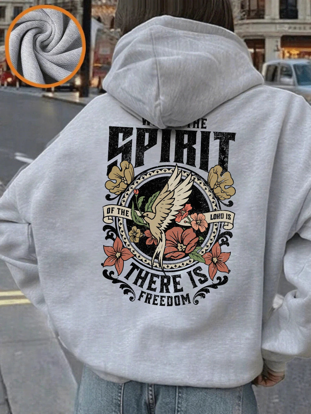Where The Spirit There Is Freedom Hoodie