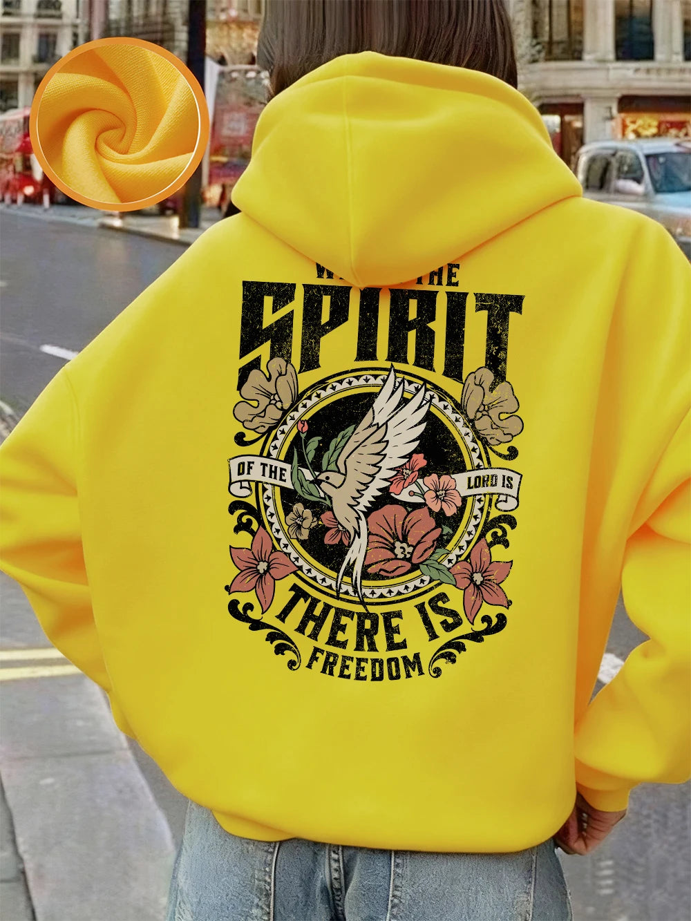 Where The Spirit There Is Freedom Hoodie