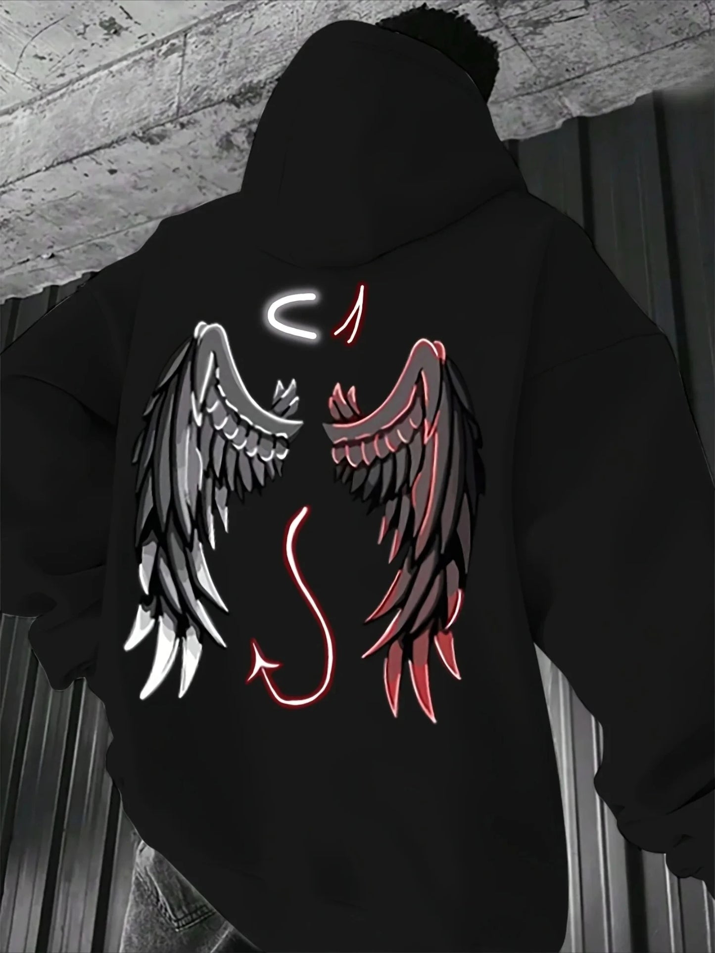 Unisex Angel Devil  Hoodie