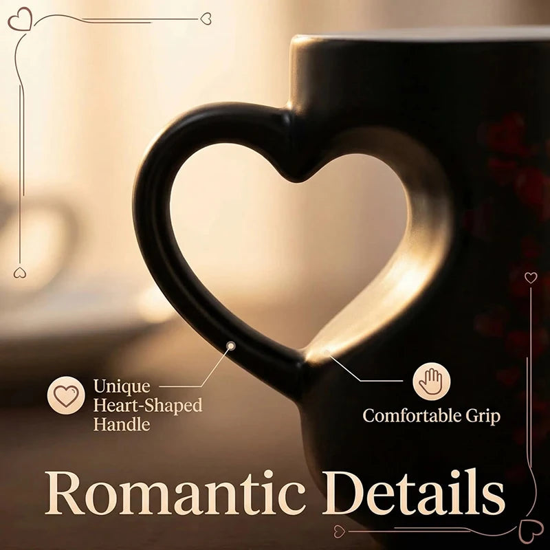 Heart-Shaped Color Changing Mug