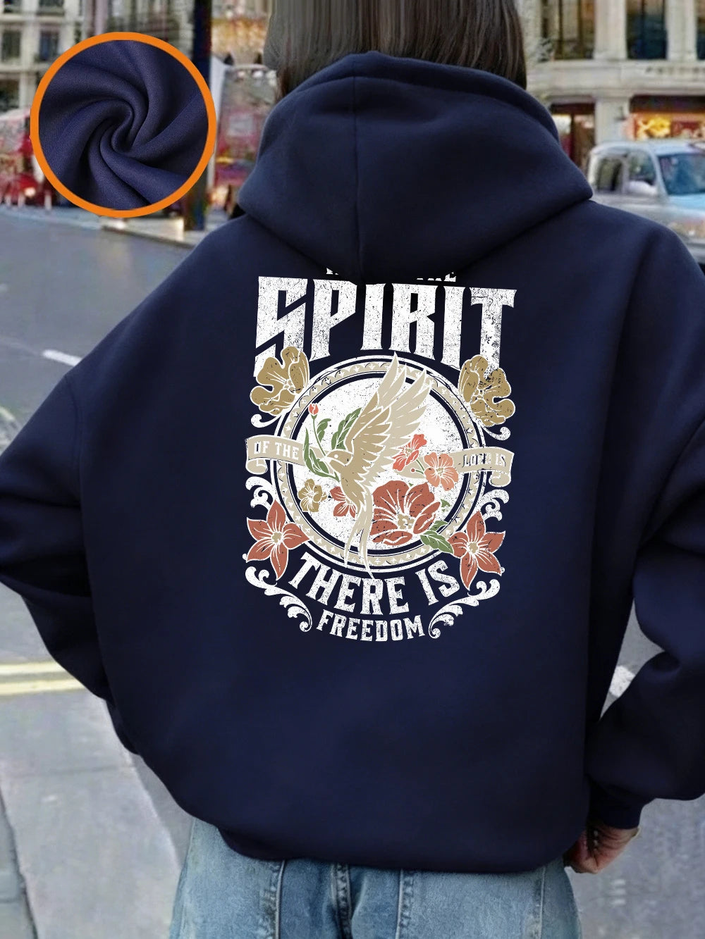 Where The Spirit There Is Freedom Hoodie