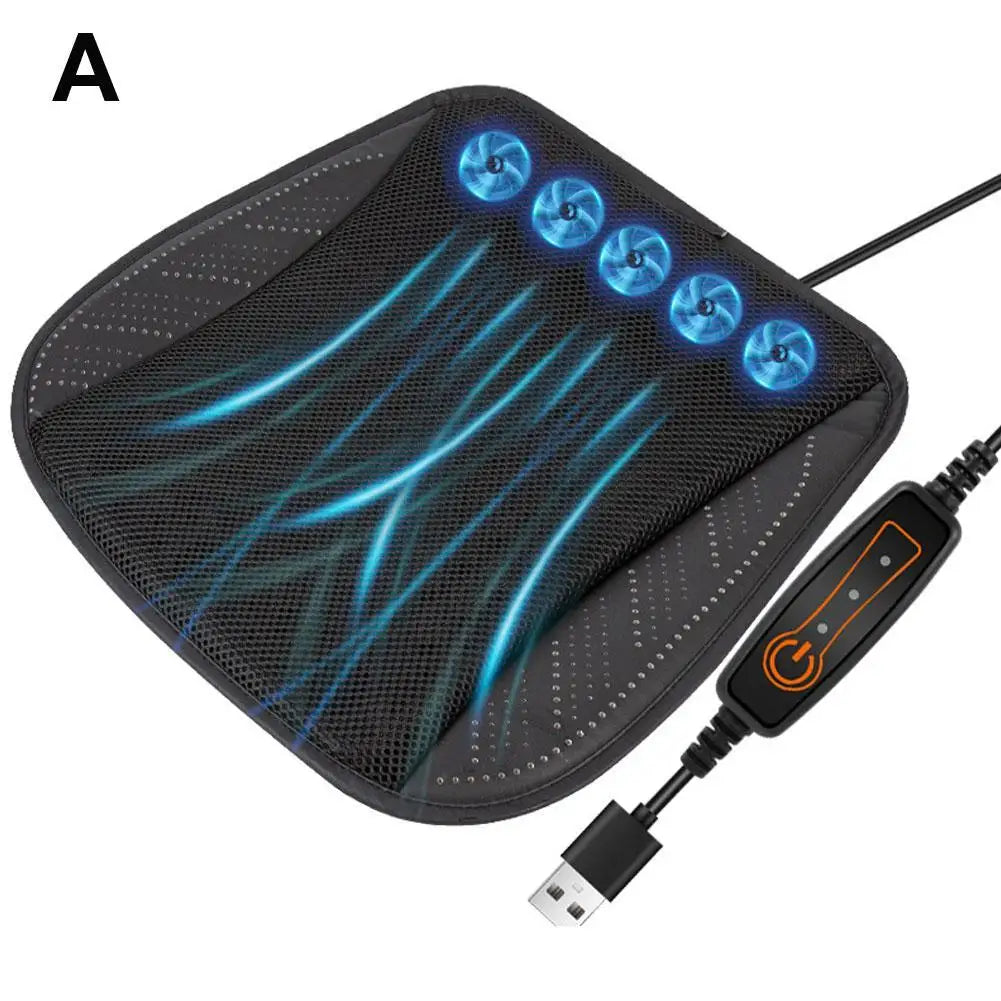 Car Cushion USB 5 or 8 Fan