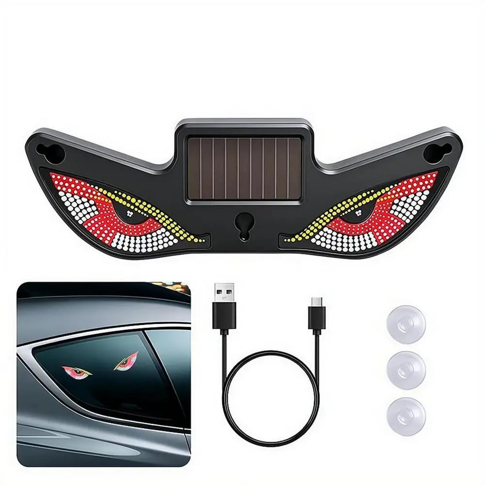 Solar Powered Car Neon Light
