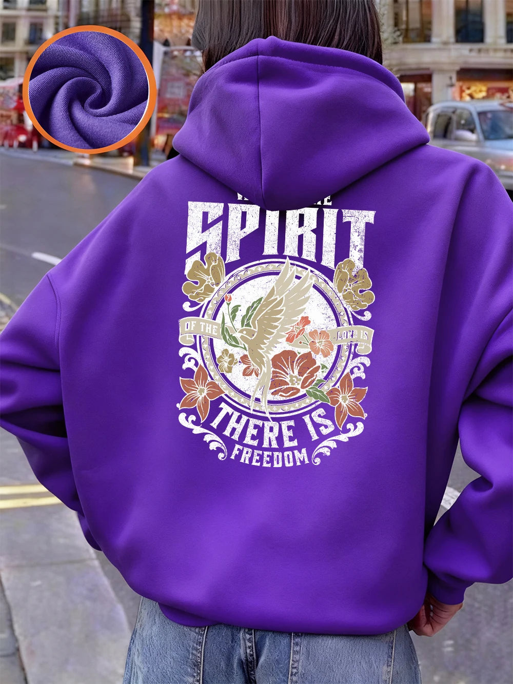 Where The Spirit There Is Freedom Hoodie