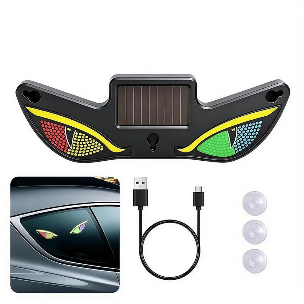 Solar Powered Car Neon Light