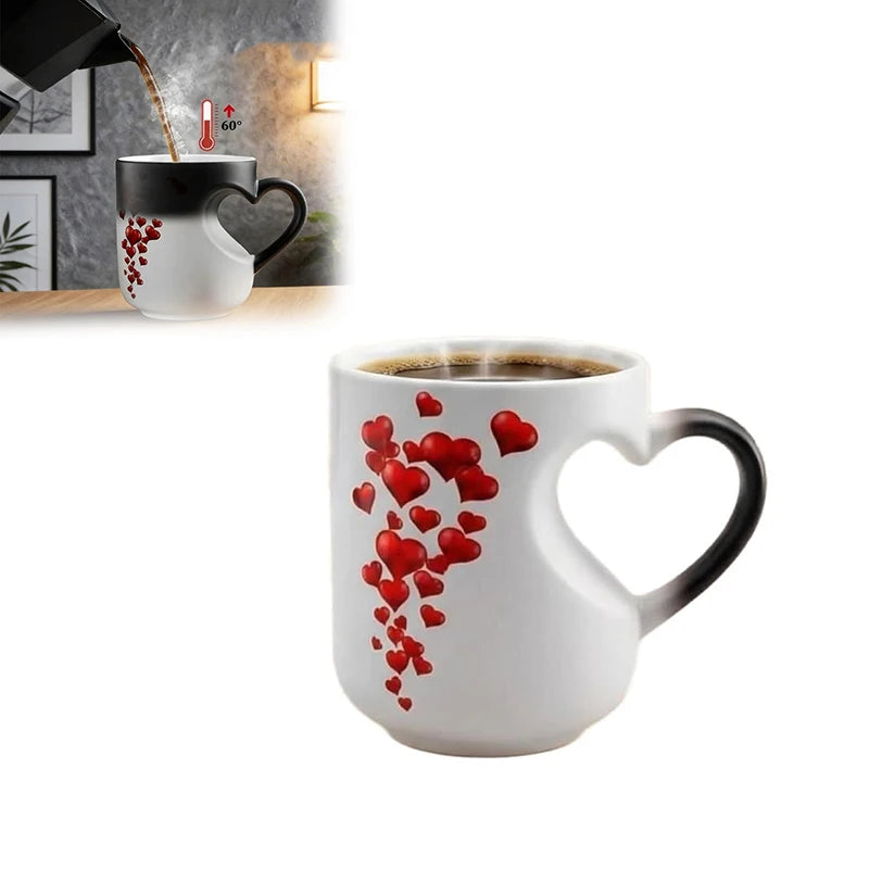 Heart-Shaped Color Changing Mug