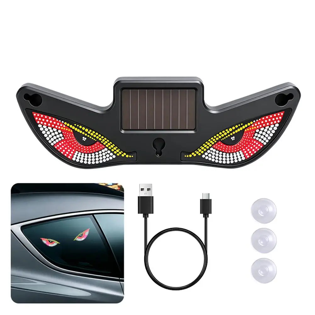 Solar Powered Car Neon Light