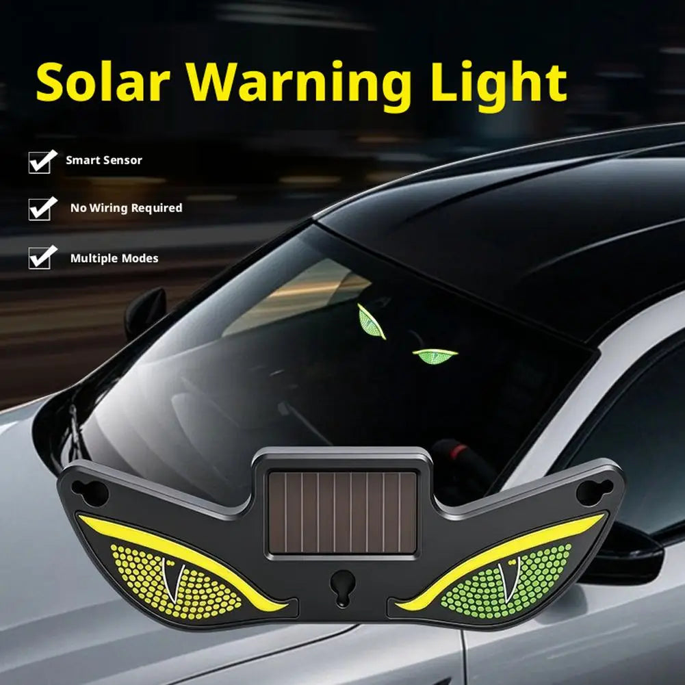 Solar Powered Car Neon Light