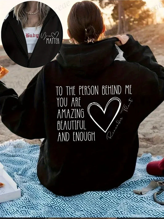 You Matter Zipper Hoodies