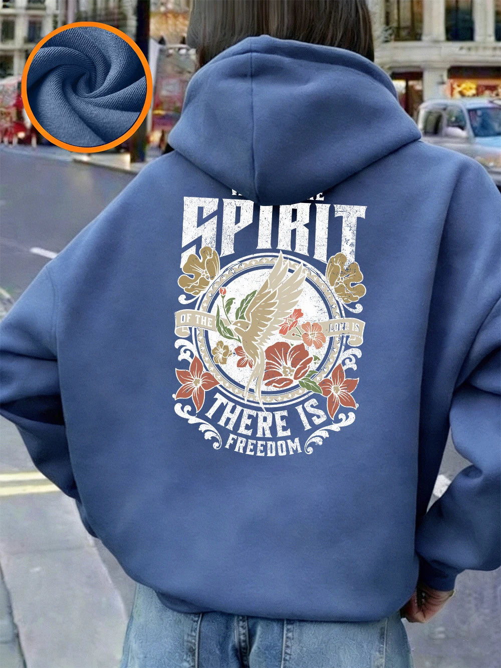 Where The Spirit There Is Freedom Hoodie