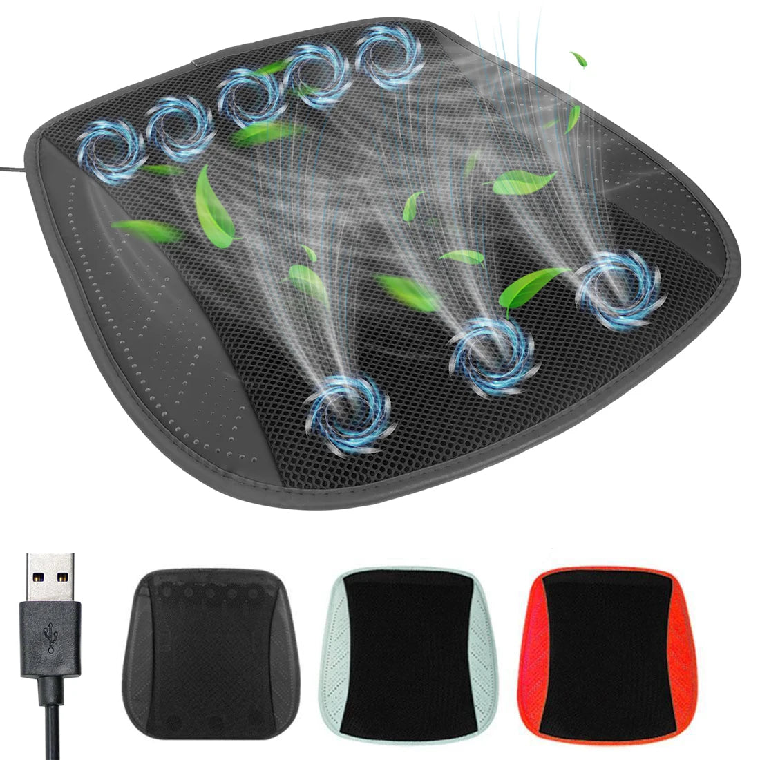 Car Cushion USB 5 or 8 Fan