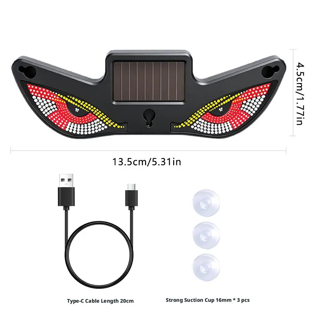 Solar Powered Car Neon Light
