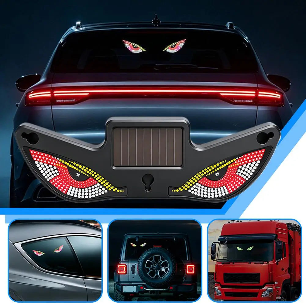 Solar Powered Car Neon Light