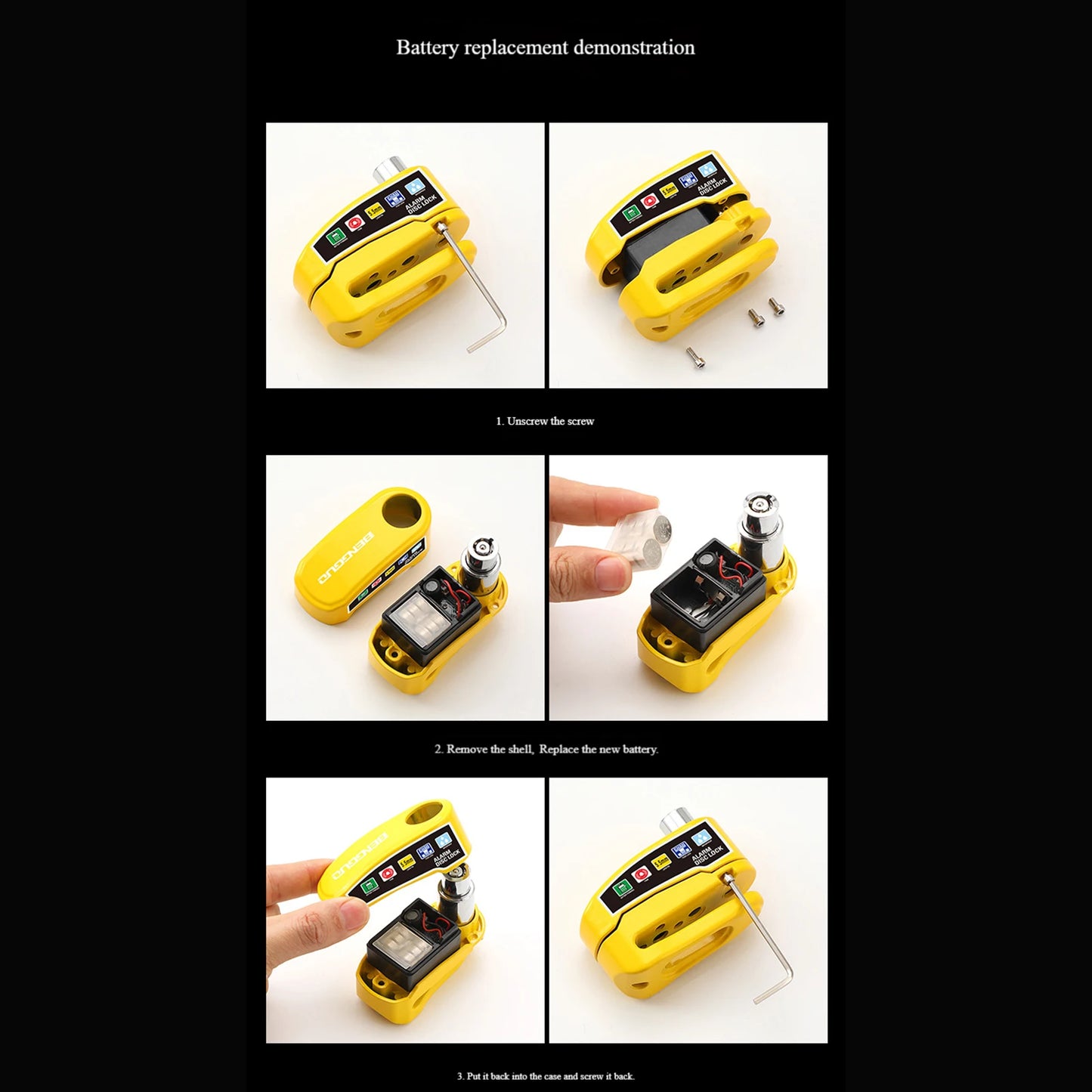 Security Alarm Padlock