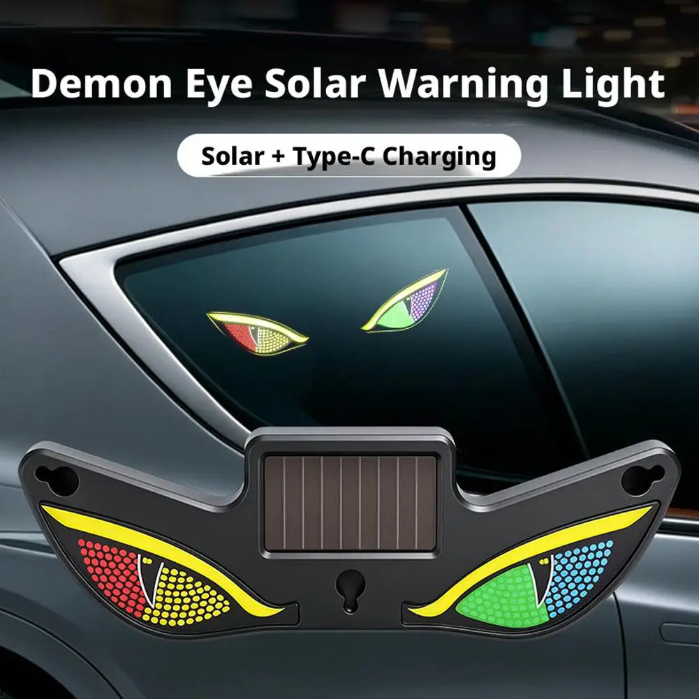 Solar Powered Car Neon Light