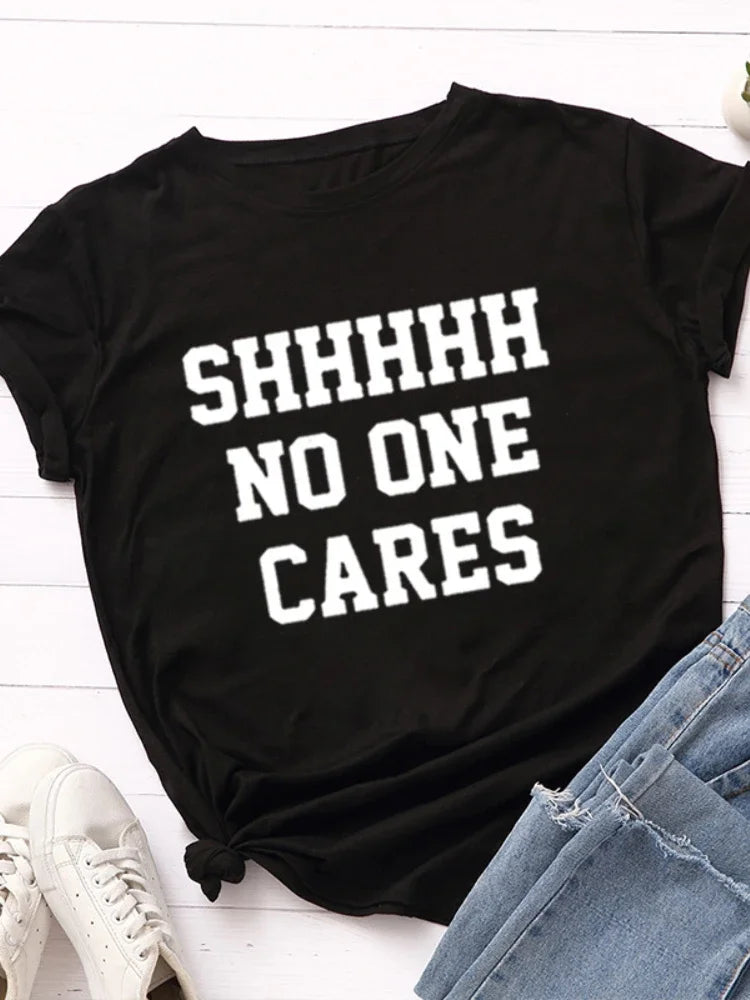 No One Cares T Shirt