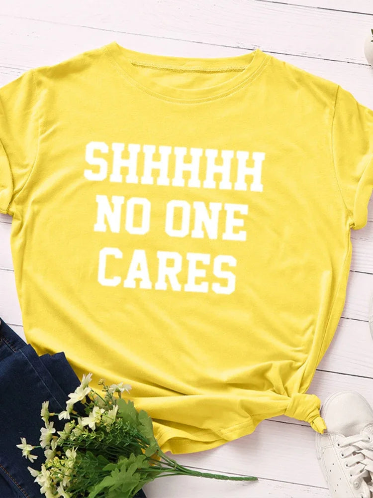 No One Cares T Shirt