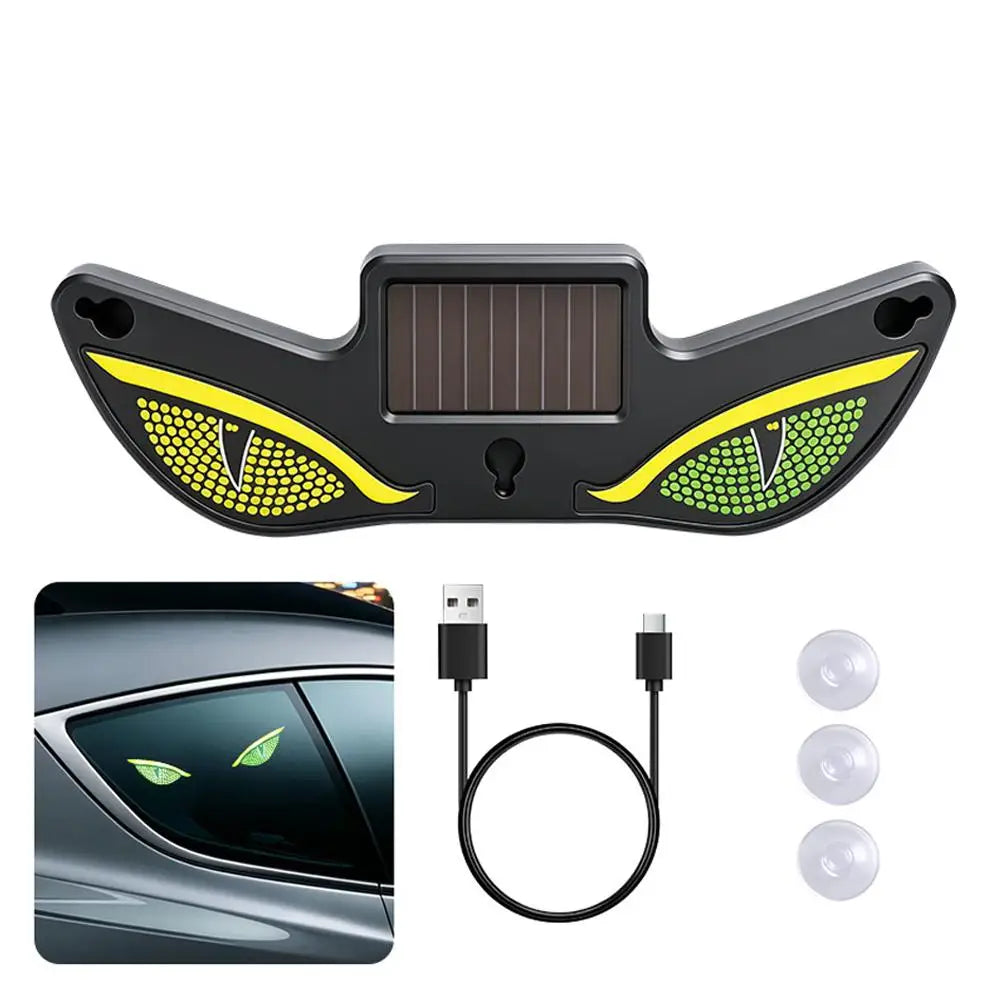 Solar Powered Car Neon Light