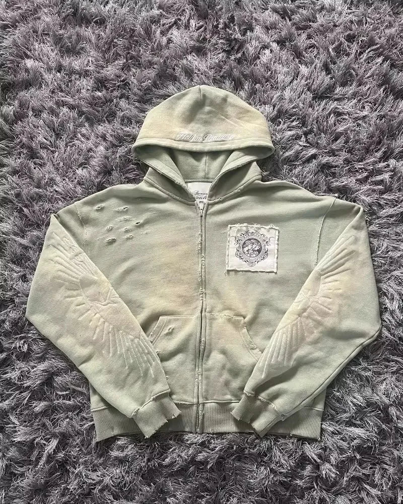 Embroidery Patch Jumper