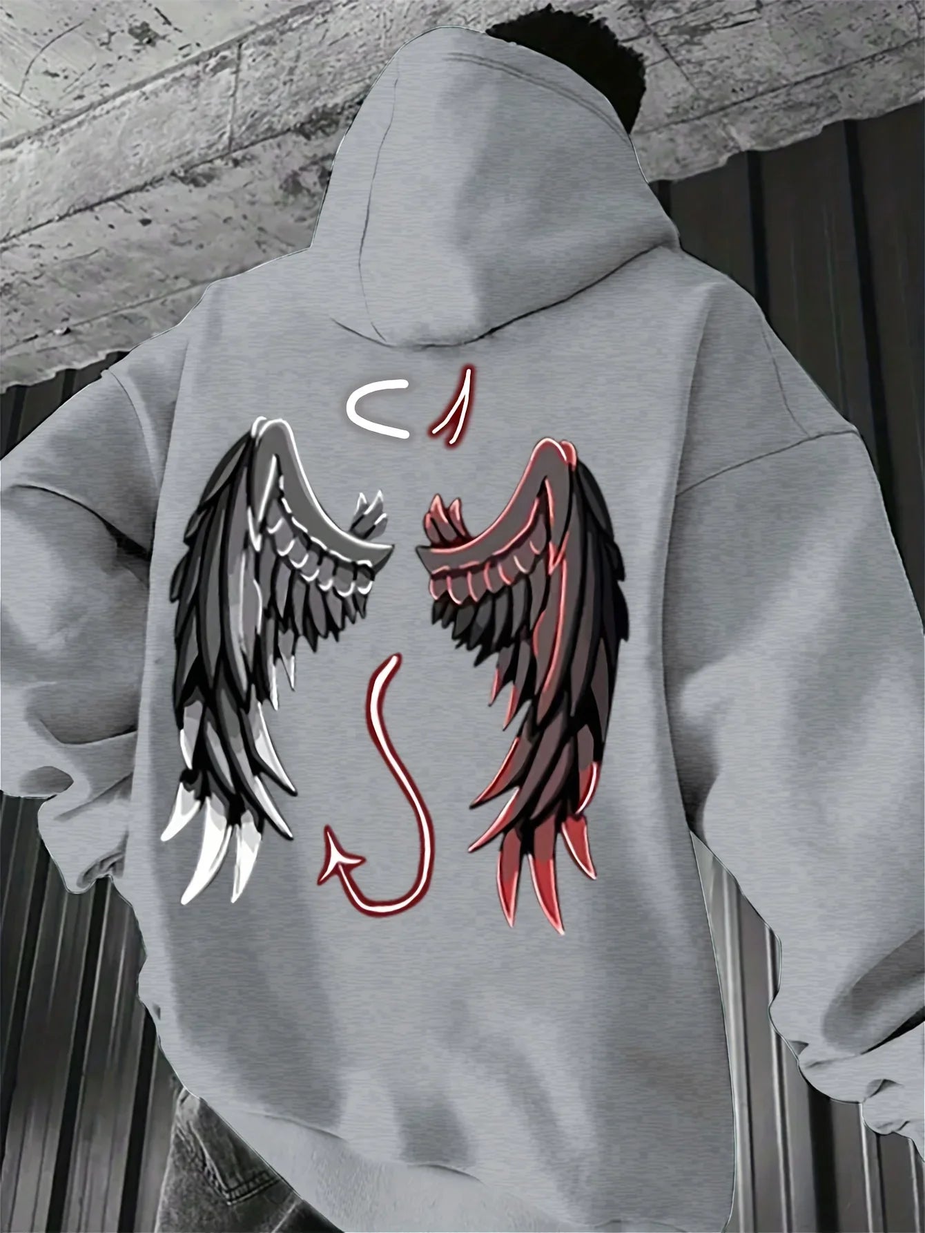 Unisex Angel Devil  Hoodie