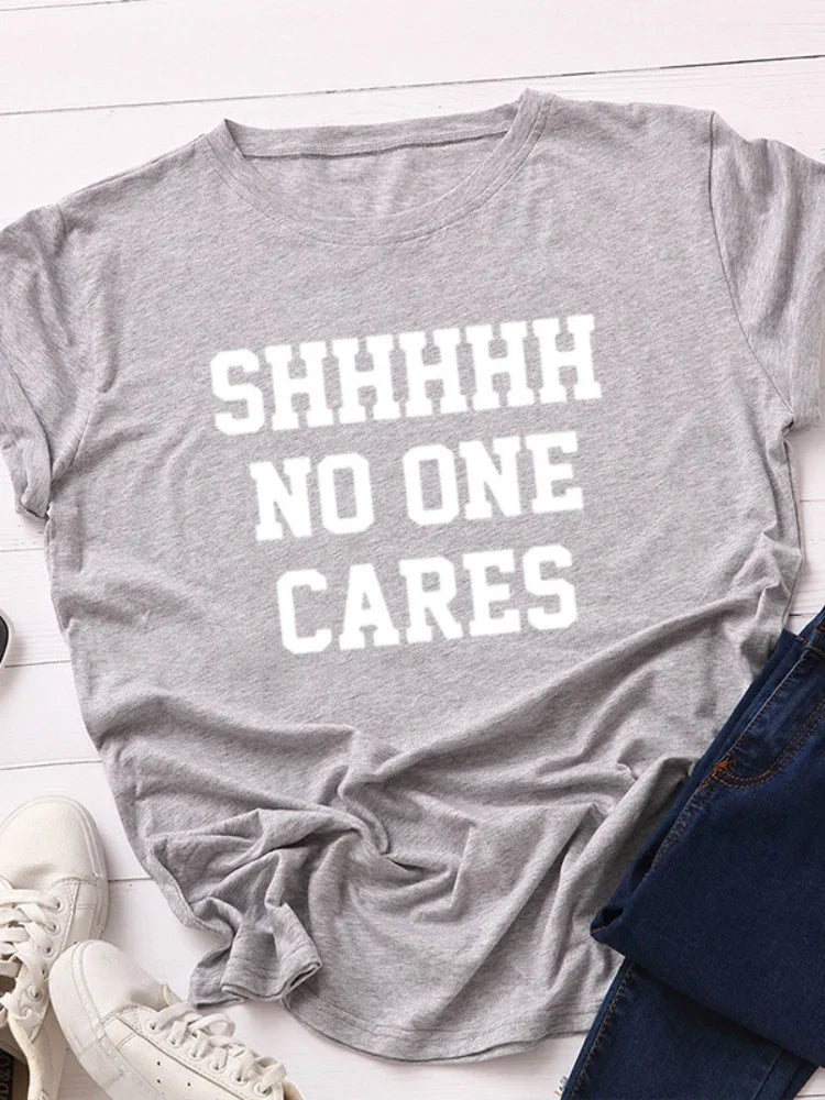 No One Cares T Shirt
