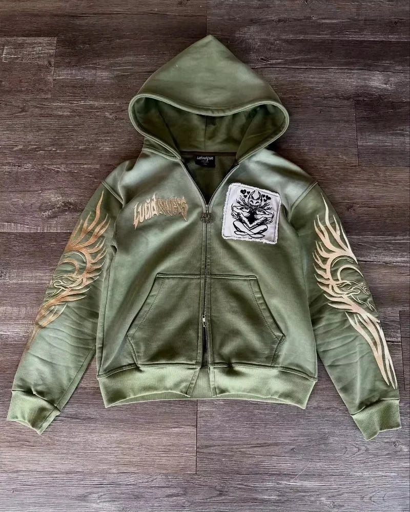 Embroidery Patch Jumper