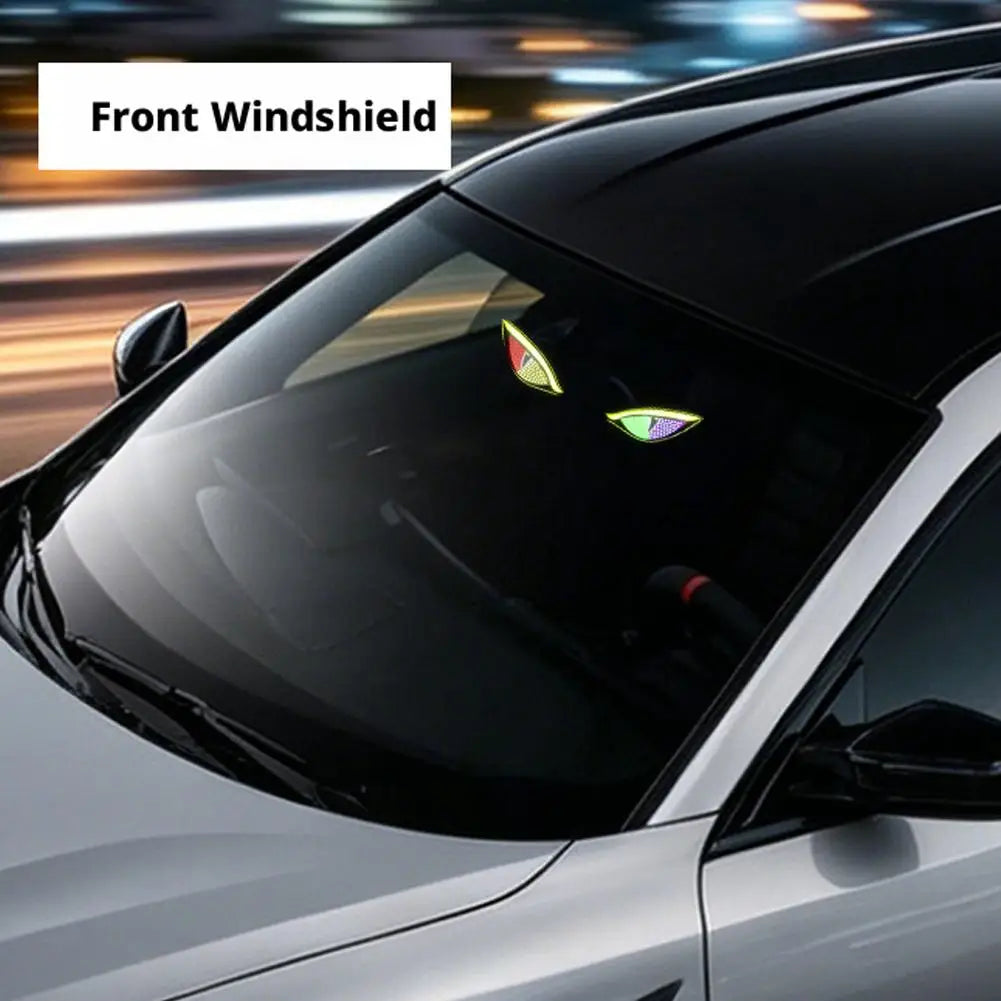 Solar Powered Car Neon Light