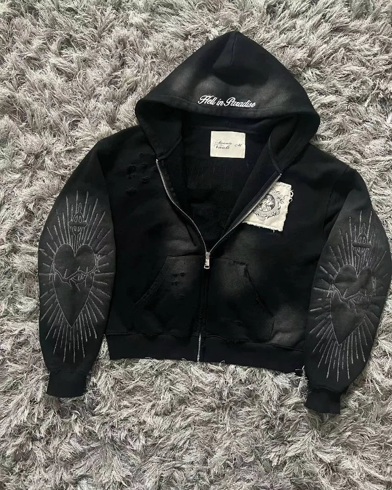 Embroidery Patch Jumper