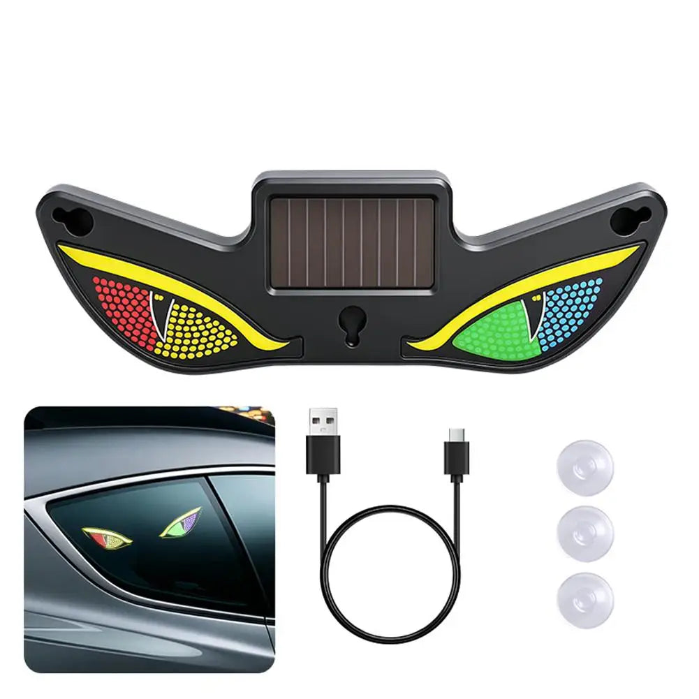 Solar Powered Car Neon Light