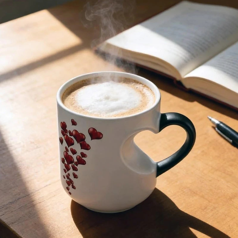 Heart-Shaped Color Changing Mug