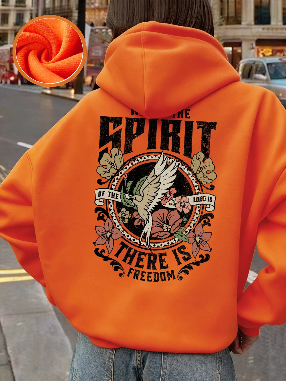 Where The Spirit There Is Freedom Hoodie